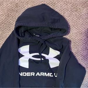 Underaumour black sweatshirt hoodie
